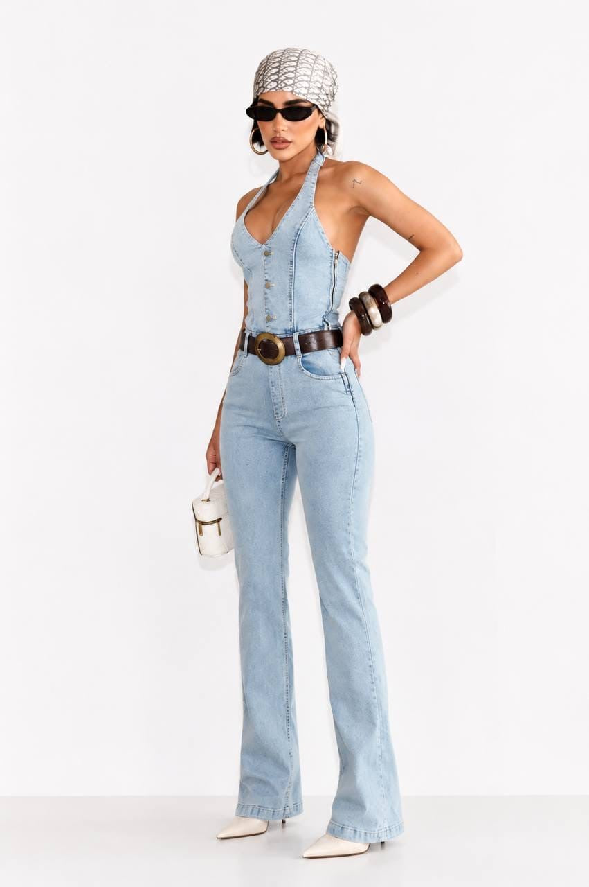 Denim kombinezon